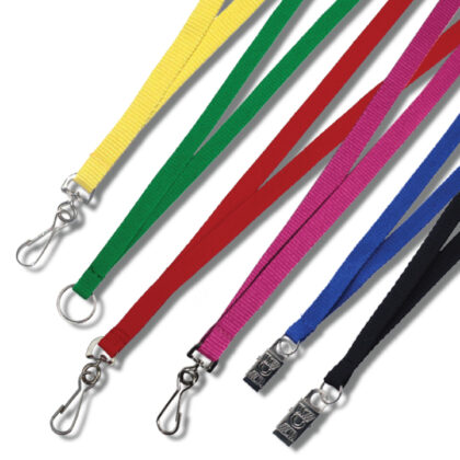 3/8 inch Inexpensive Wholesale Blank Lanyards – Ships Immediately