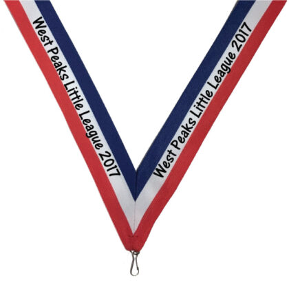 Custom Printed Award Neck Ribbons – With or Without Prize Medallions