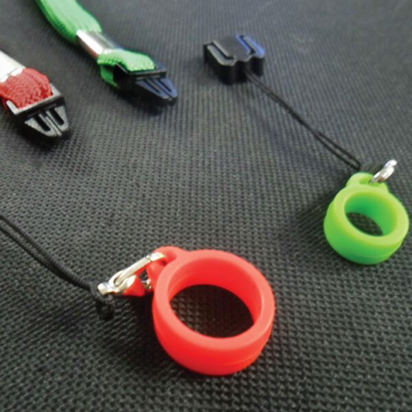 Custom printed vape-holder lanyard & detachable ring