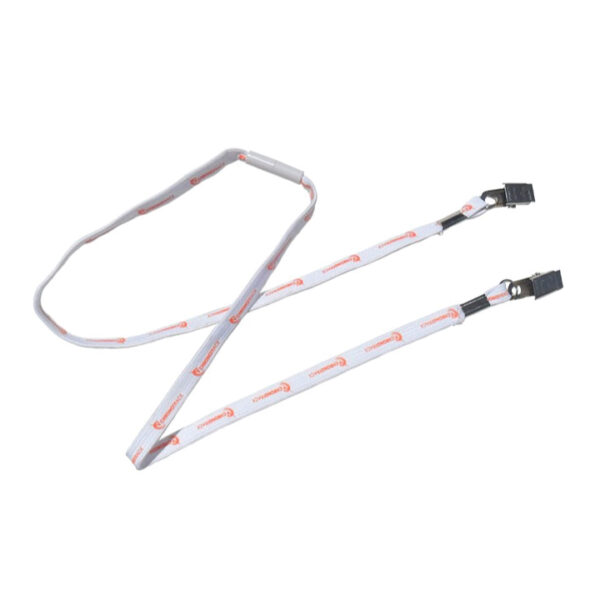 Breakaway lanyards are recommended for schools, industrial or law enforcement