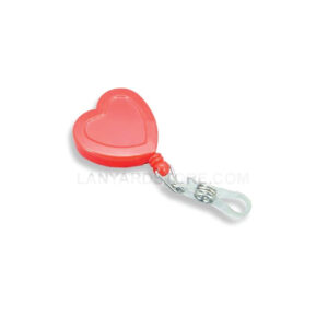 Heart shaped badge reels - On Sale - 80% off