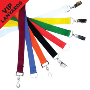 3/4" Wide Blank Lanyards - Smooth Satin Polyester VIP lanyards
